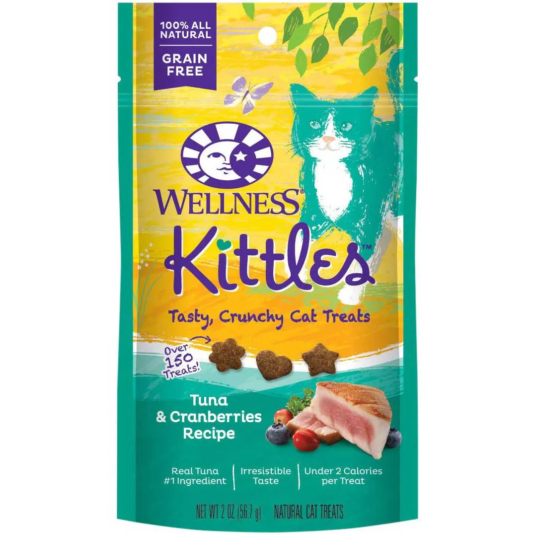 20% OFF: Wellness Kittles Tuna & Cranberries Cat Treats 2oz