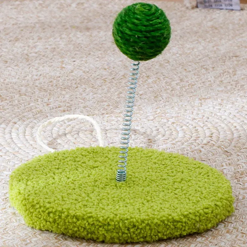 Cat Scratch Board with Sisal Ball Toy