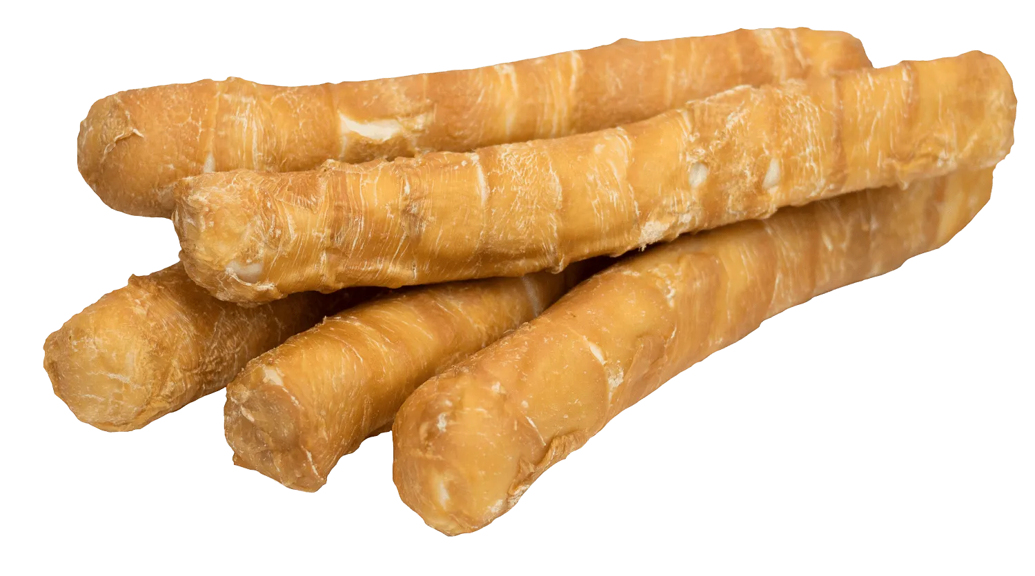 Chicken Wrapped Beefhide Treats: Bull Sticks for Large Dogs