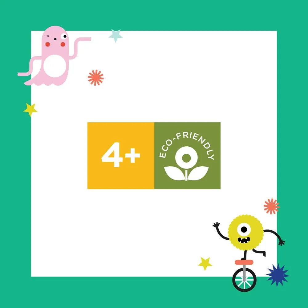 Coloring Book with Stickers  - Monsters