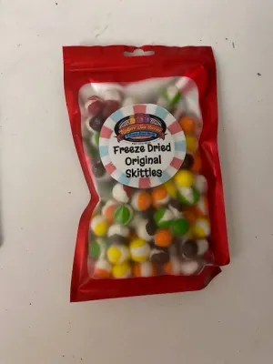 Freeze dried Skittles: Original / Large 3oz