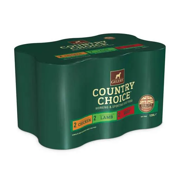 Gelert Country Choice Working Variety 12 x 400g