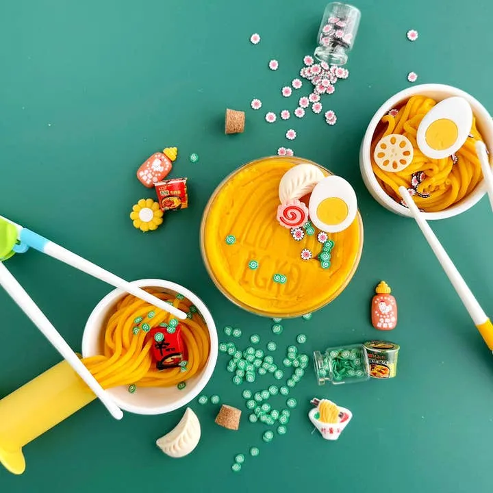Ramen Sensory Play Dough Kit by Earth Grown KidDoughs