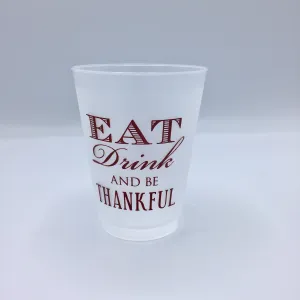 Thanksgiving Shatterproof Plastic Cups
